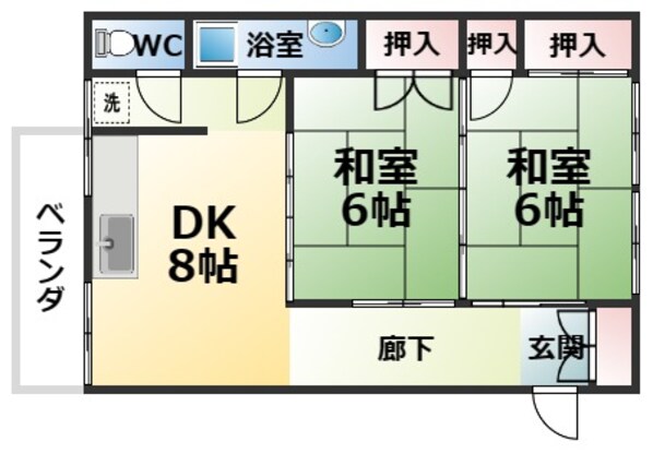 たつみビルの物件間取画像